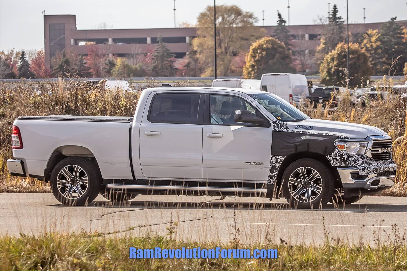 Ram 1500 REV Ram EV Pickup Mule Spied Testing For First Time! IRS Confirmed ram1500-ev-pickup-truck-7