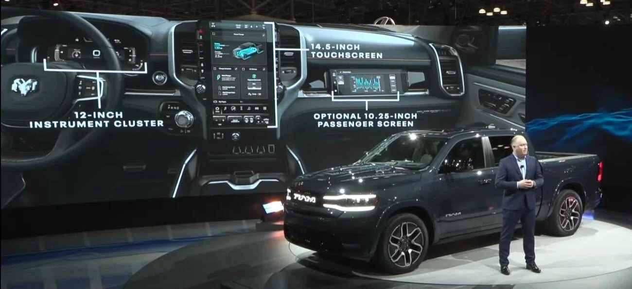 Ram 1500 REV Ram 1500 REV Specs Released! Up to 500 Miles Range, 654 HP/ 620 lb-ft, 14,000 LBS Towing, 2,700 LBS Payload 1680702828858-png