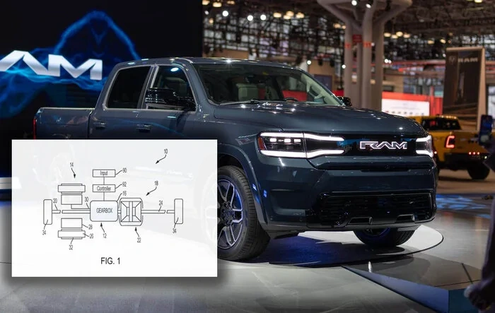 2 Speed Gearbox / Transmission for Ram 1500 REV possible (Stellantis patent)